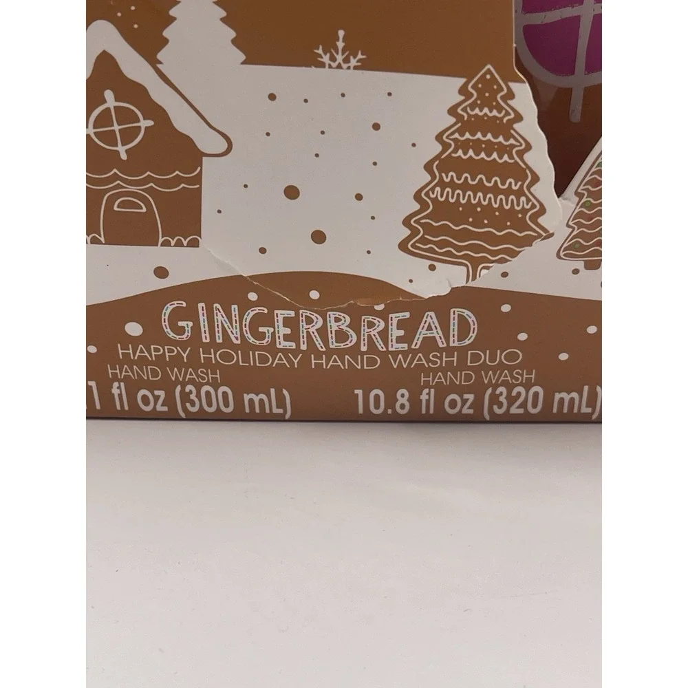 Set Of 2 Christmas Soap Dispensers Pump Holiday Gingerbread Frosting Soap‎